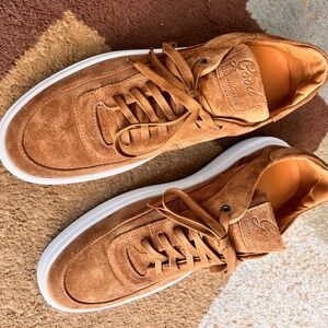 GOOD MAN BRAND Lt BROWN SUEDE SNEAKERS Sz. 11.5